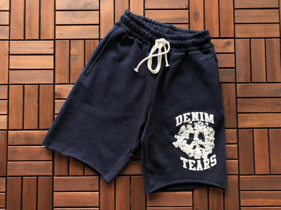 Denim Tear Blue Logo Short