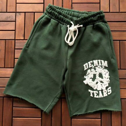 Denim Tear Green Logo Short