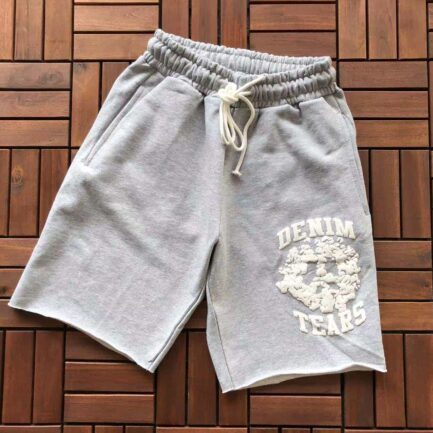 Denim Tear Grey Logo Short