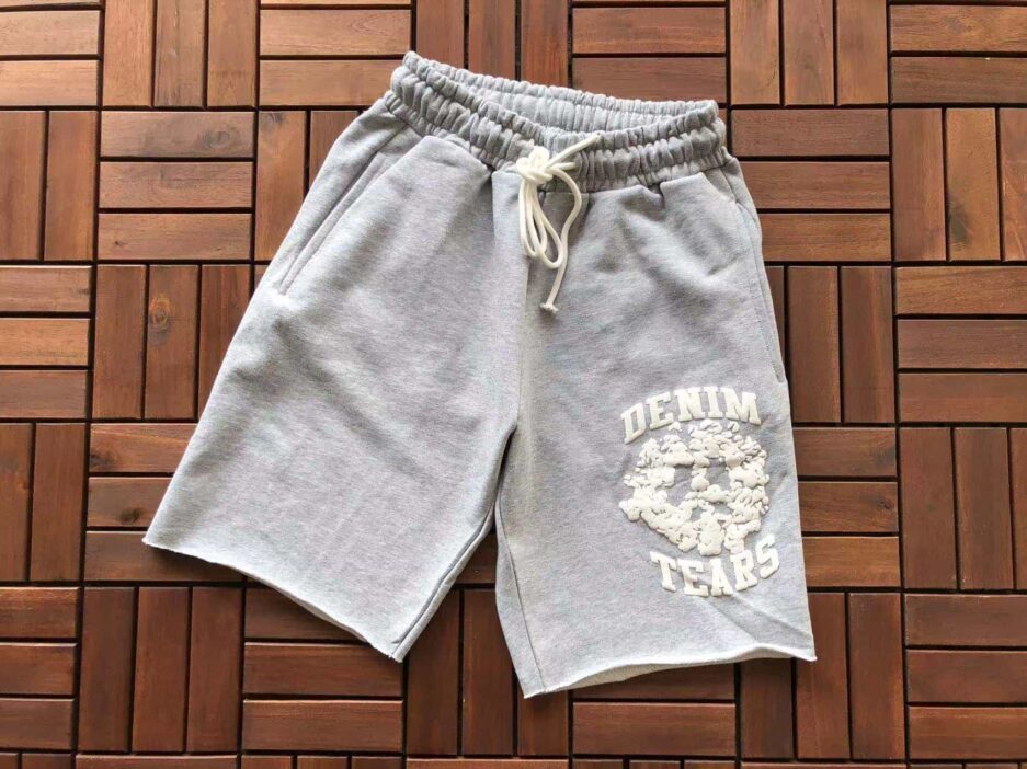 Denim Tear Grey Logo Short