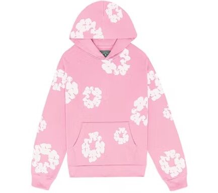 Denim Tear Pink Hoodie