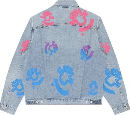 Denim Tears Bstroy Tears Light Wash Denim Trucker Jacket