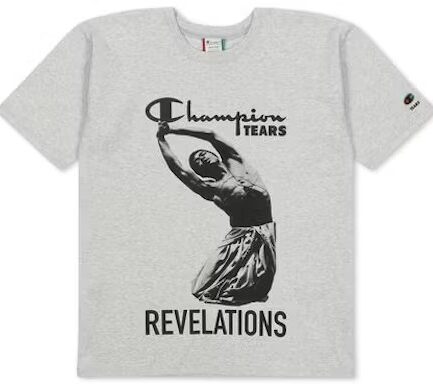 Denim Tears Champion Tears Crewneck T shirt – Grey